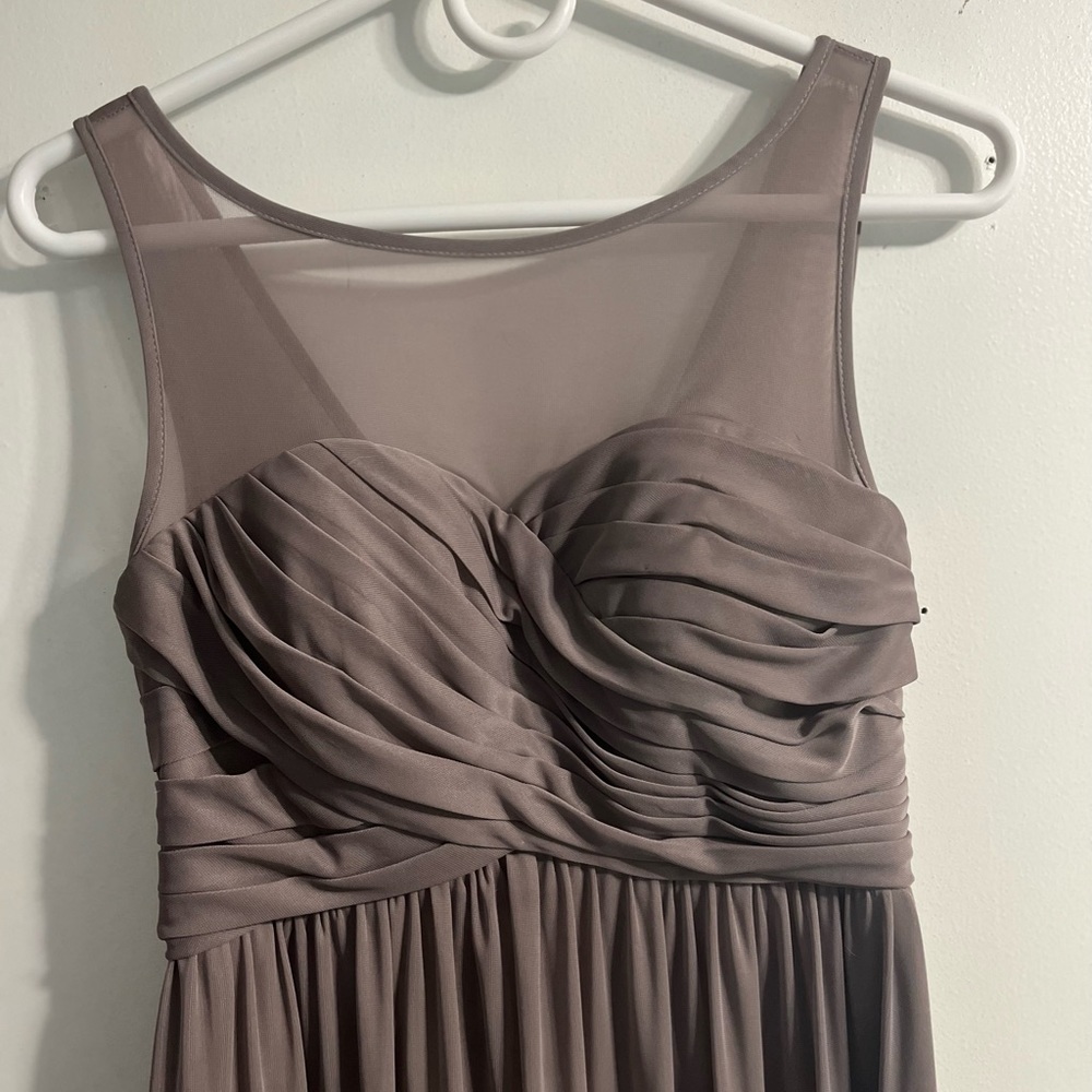 Azazie Dinah Bridesmaid Dress- Hazelnut